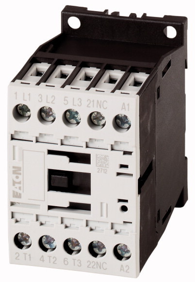 STYCZNIK MOCY 7A AC3 3 BIEGUNY NO STYK POMOCNICZY NC STEROWANIE 24V DC DILM7-01 - 276600 - EATON