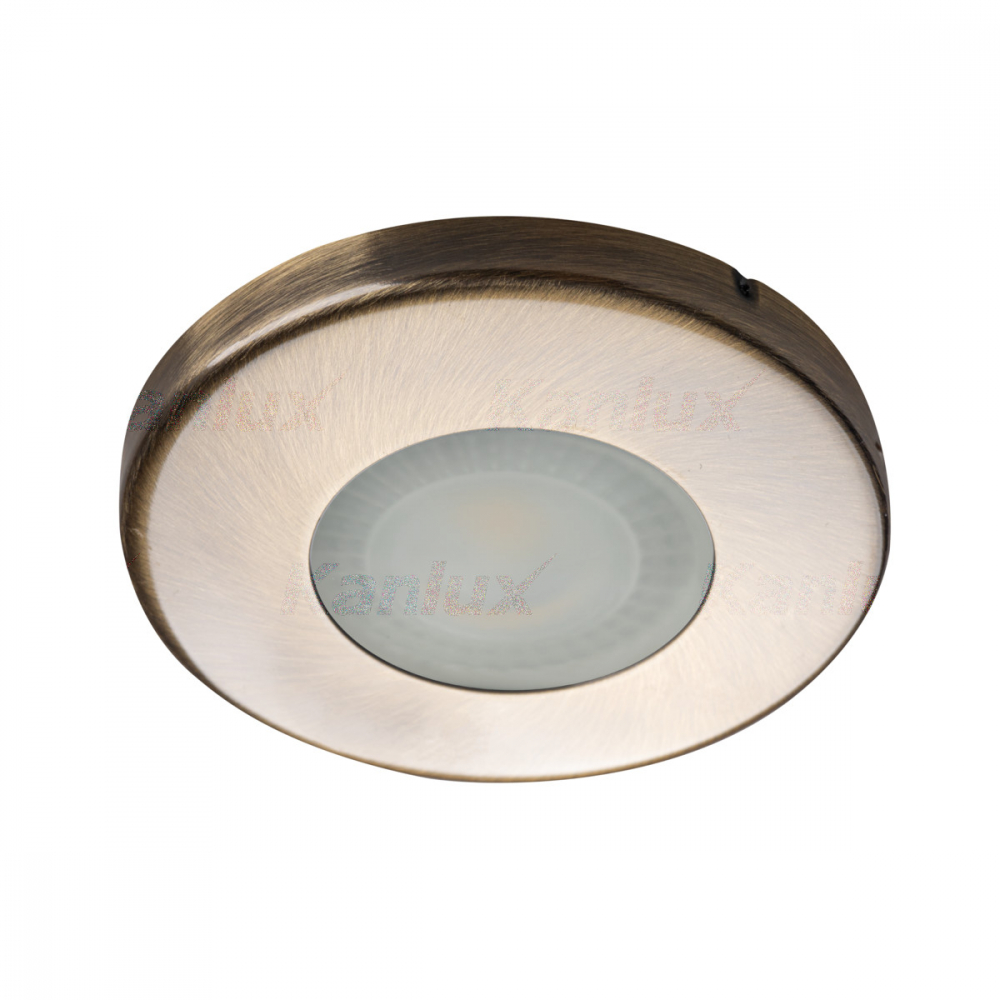 OPRAWA SUFITOWA SZCZELNA MR16 GX5,3 MAX.35W IP44 PATYNOWANY MOSIĄDZ MARIN CT-S80-AB - 4710 - KANLUX