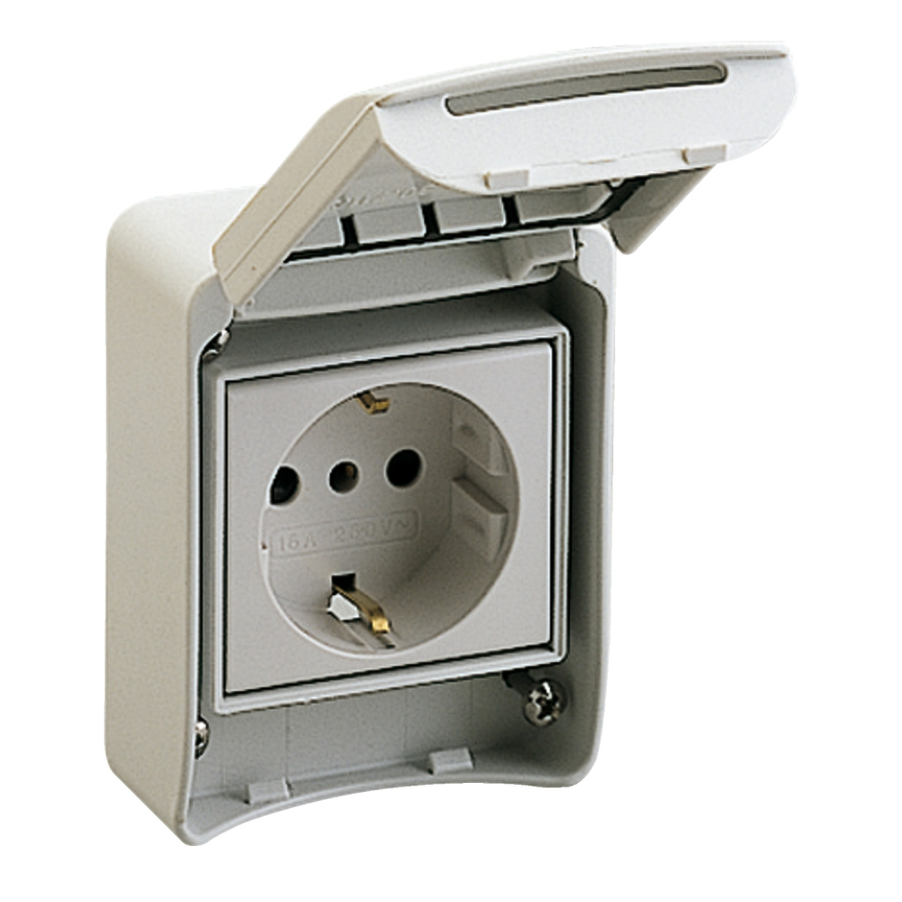 GNIAZDO 10/16A 2P+Z 250V STANDARD NIEMIECKI. - 81141 - SCHNEIDER ELECTRIC