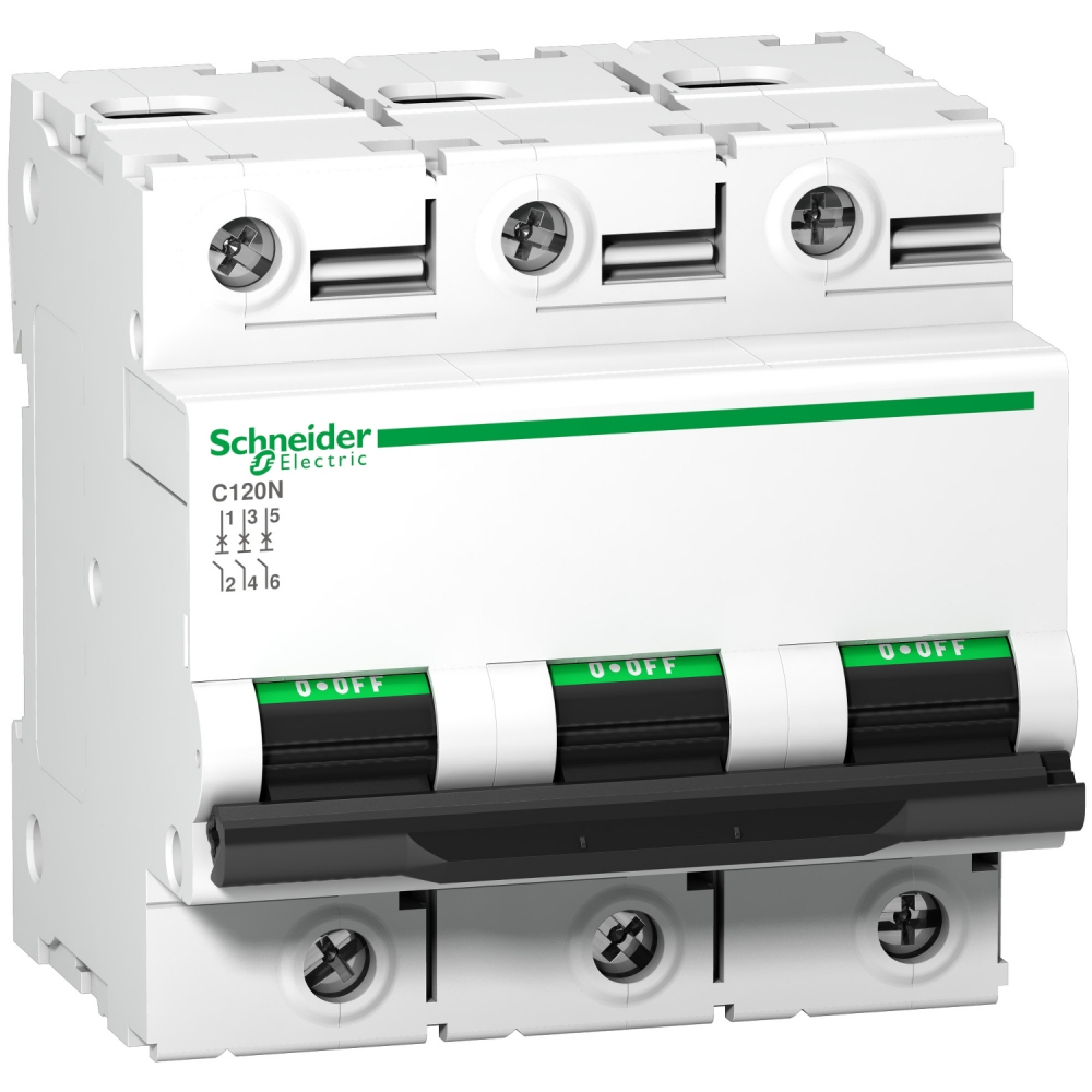 WYŁĄCZNIK NADPRĄDOWY C 100A 3-BIEGUNOWY C120N-C100-3. - A9N18367 - SCHNEIDER ELECTRIC