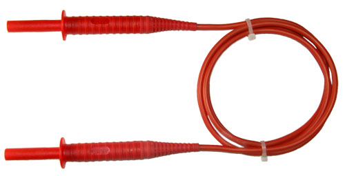 PRZEWÓD 1,8M 5KV ZAKOŃCZONY WTYKAMI BANANOWYMI CZERWONY - WAPRZ1X8REBB - SONEL