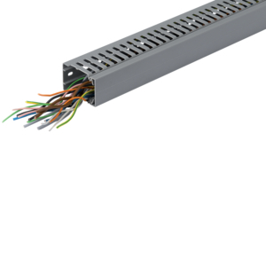KANAŁ GRZEBIENIOWY 60x40 szary wys=60mm szer=40mm pcv (szt=2mb /opak=40m) - BA7A60040 - HAGER
