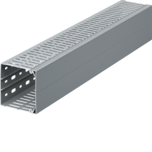 KANAŁ GRZEBIENIOWY 80x80 szary wys=80mm szer=80mm pcv (szt=2mb /opak=12m) - BA7A80080 - HAGER
