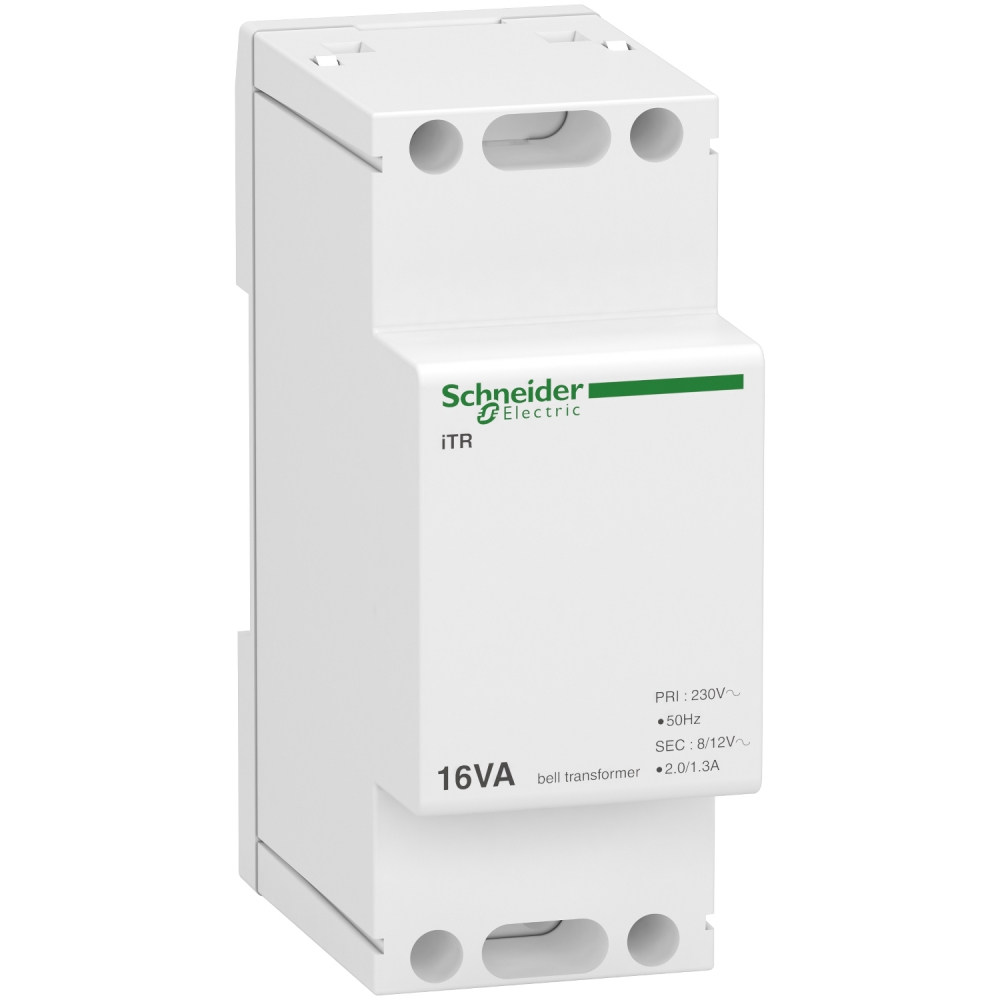 TRANSFORMATOR DZWONKOWY 16 VA 8-12 VAC ITR-B-16/8-12 - A9A15212 - SCHNEIDER ELECTRIC