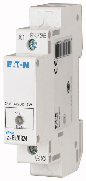 LAMPKA POJEDYNCZA NIEBIESKA Z-EL/BL230 - 103131 - EATON