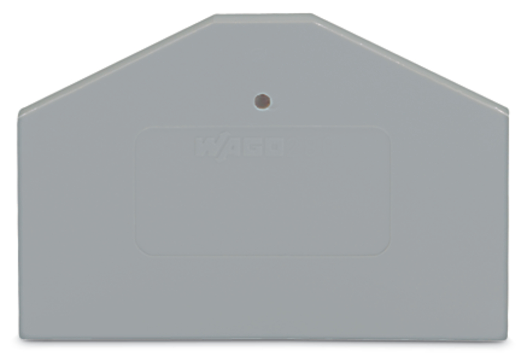 ŚCIANKA KOŃCOWA/WEWNĘTRZNA GR. 2,5 MM, SZARA. - 281-312 - WAGO