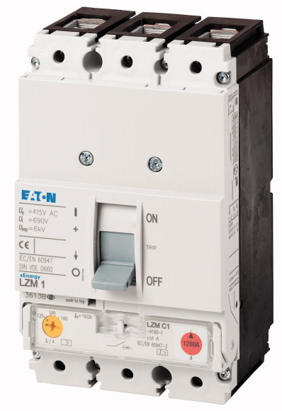 WYŁĄCZNIK MOCY 125A 3 POLOWY 36KA LZMC1 - 111896 - EATON