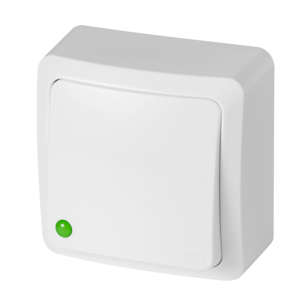ŁĄCZNIK KRZYŻOWY BIAŁY IP20 BERG - 3715-00 - ELEKTRO-PLAST NASIELSK