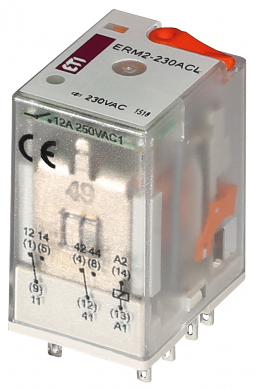 PRZEKAŹNIK 2 STYKOWY 230V AC ERM2-230ACL - 002473005 - ETI