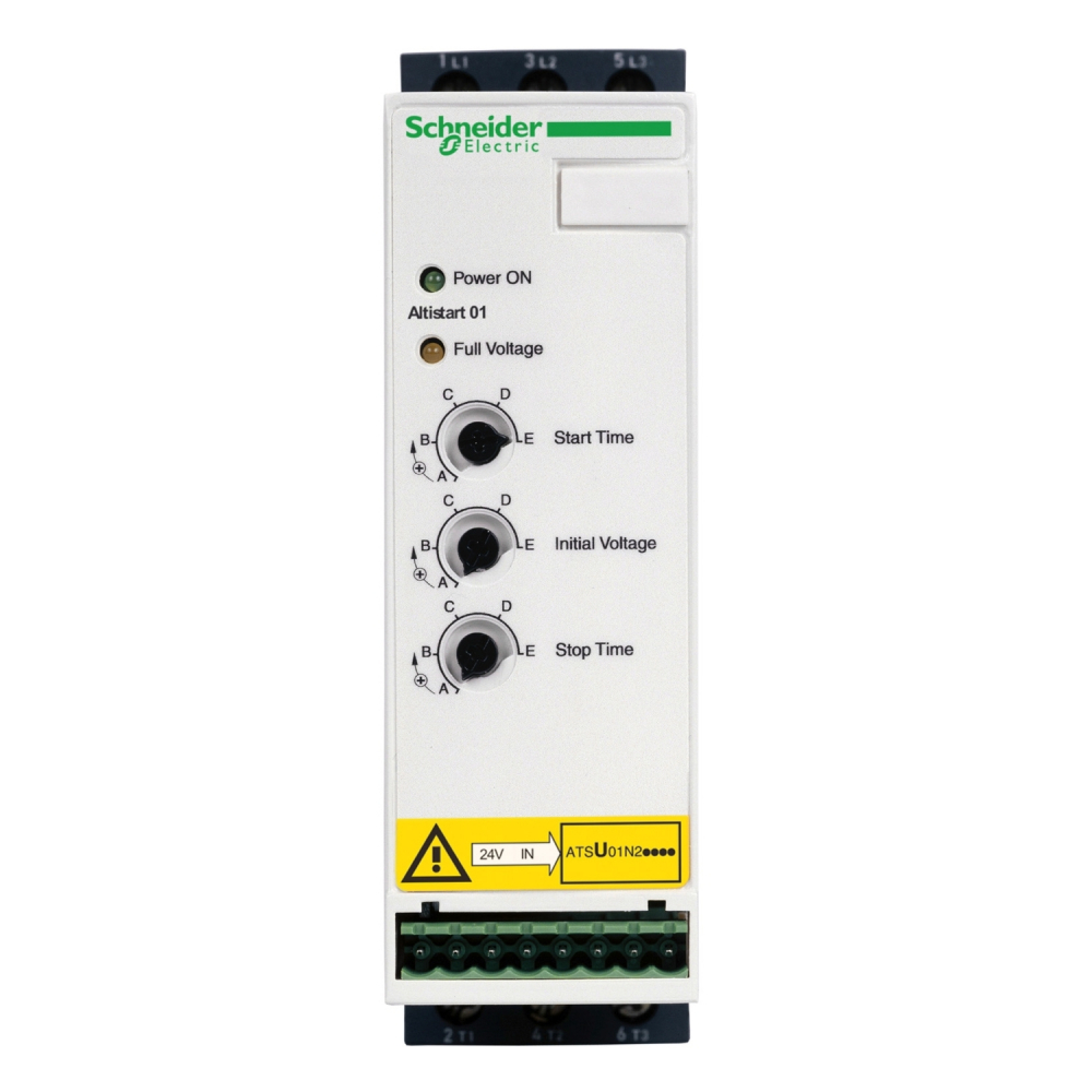 UKŁAD ŁAGODNEGO ROZRUCHU ATSU01 3-FAZOWE 200/480VAC 50/60HZ 15KW 32A IP20 - ATSU01N232LT - SCHNEIDER ELECTRIC