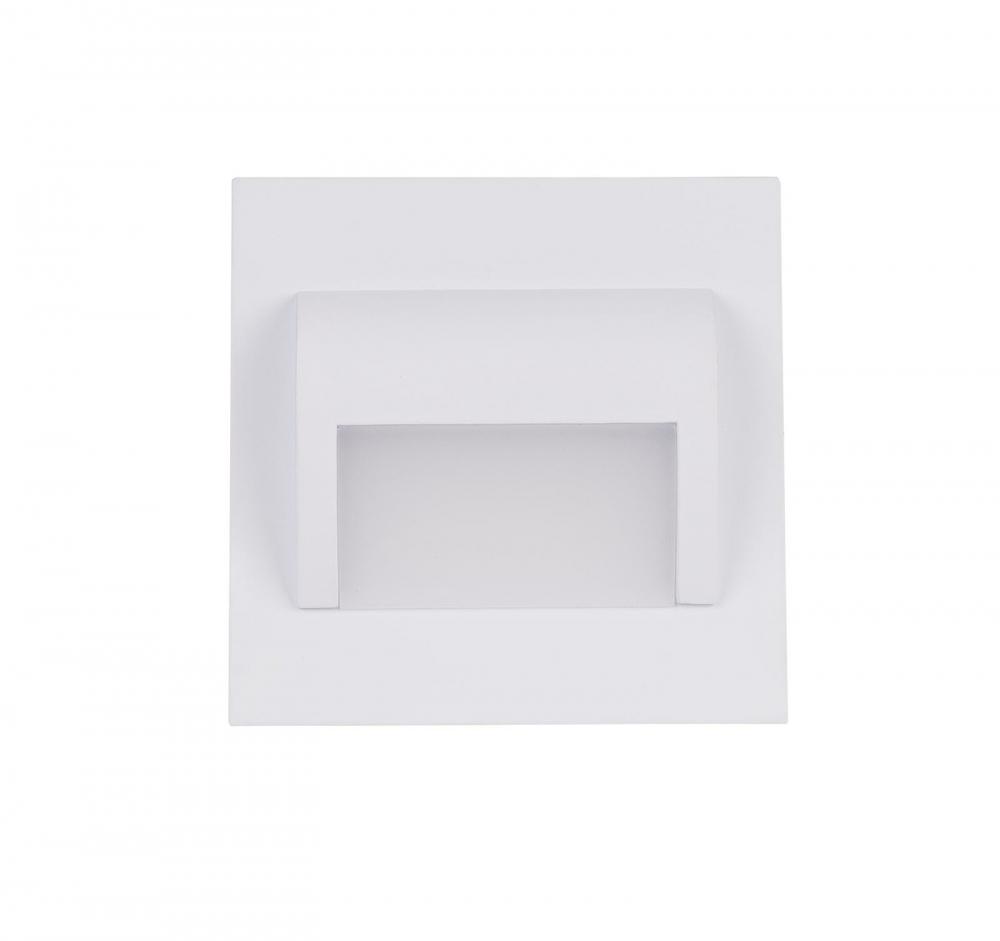 Oprawa schodowa LED Inga, biała, 1,2W, 3100K - LS-IWW - F&F