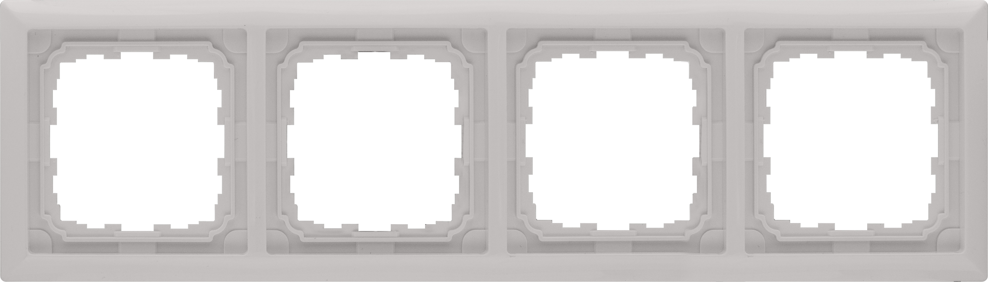 RAMKA POCZWÓRNA TWORZYWO LAKIEROWANE ALUMINIUM KOS 66 - 664084 - KOS