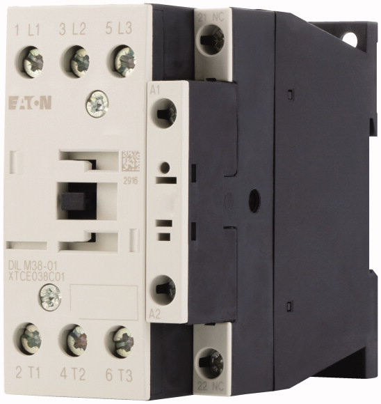 STYCZNIK MOCY, I=38A (AC-3) 0Z 1R, DILM38-01(RDC24) - 112470 - EATON