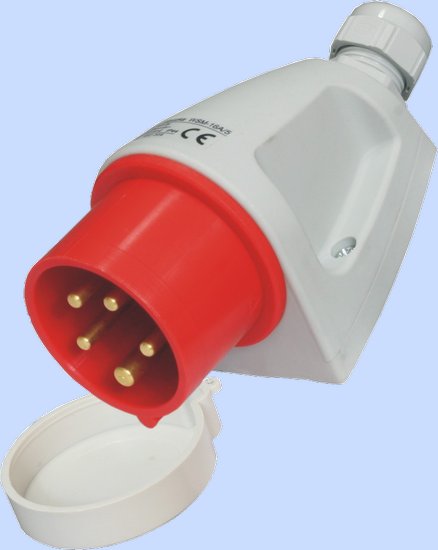 WTYCZKA STAŁA MINI WSM 16/5 WTYCZKA 16A/400V 3P+N+Z. - 922060 - ELEKTROMET DZIERŻONIÓW