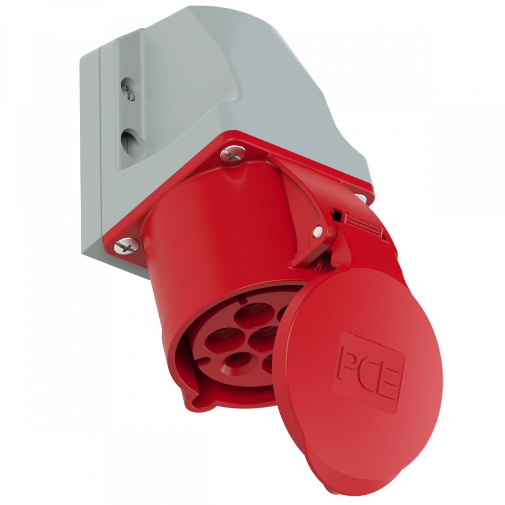 GNIAZDO STAŁE 7- STYKOWE 32A 400V 5P+Z+N - 127-6v - PCE