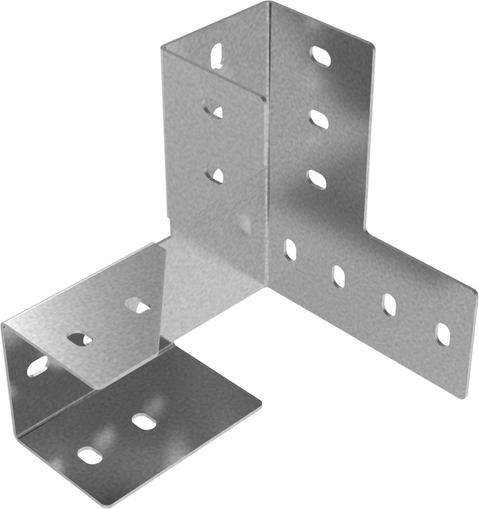 Łącznik ceownika kątowy prawy LCWLP50 3,0 mm - 665004 - BAKS