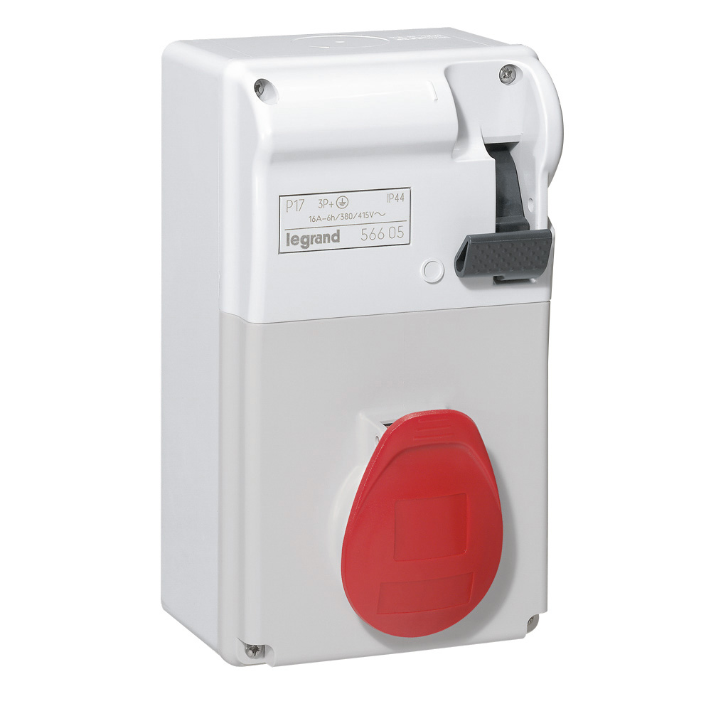 ZESTAW ZASILAJĄCY Z ROZŁĄCZNIKIEM 16 A/400 V/3P+Z IP44 - 056605 - LEGRAND