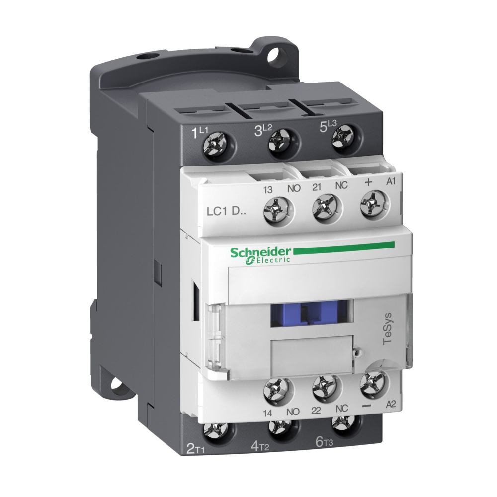 STYCZNIK MOCY 3P AC3-32A,NZ+NO,24V DC(L) - LC1D32BL - SCHNEIDER ELECTRIC