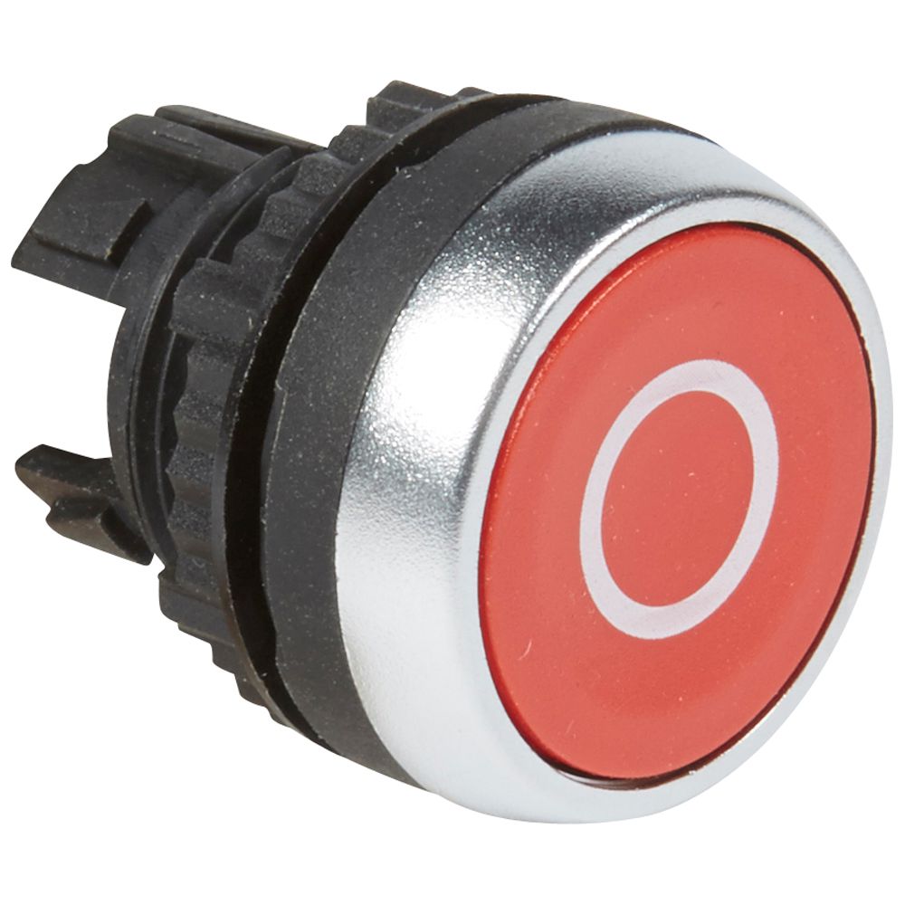 GŁÓWKA PLASKA PRZYCISK IMP "O" CZERWONA - 023808 - LEGRAND