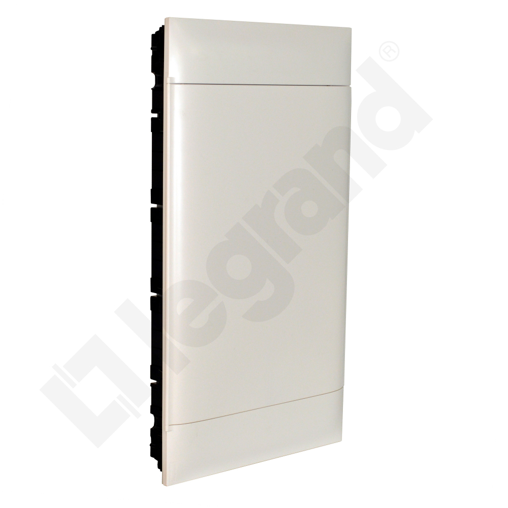 ROZDZIELNIA WNĘKOWA 4X18 Z DRZWIAMI BIAŁYMI DO ŚCIAN PEŁNYCH PRACTIBOX S - 137369 - LEGRAND