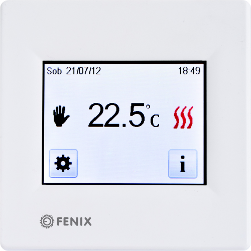 Termostat dotykowy programowalny TFT - TFT - FENIX Polska Sp. z o.o.