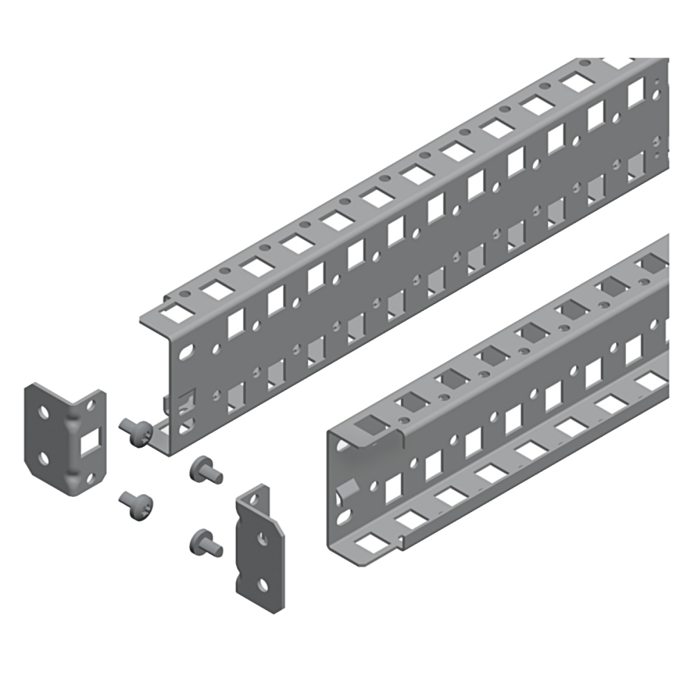 WSPORNIKI PIONOWE PERFOROWANE 2 rows 2000 -65m 2 SZT. - NSYSUCR65200 - SCHNEIDER ELECTRIC