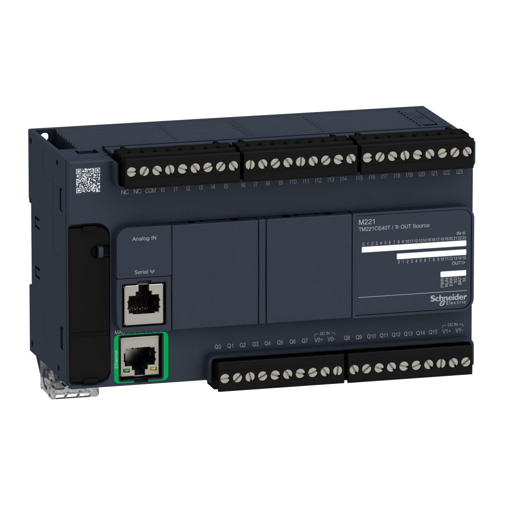 Sterownik M221-40I/O Kompakt Ethernet. - TM221CE40T - SCHNEIDER ELECTRIC