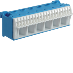 BLOK SAMOZACISKÓW NEUTRALNY NIEBIESKI 26 PRZYŁĄCZY SZER.105MM QUICK CONNECT - KN26N - HAGER