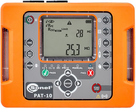 MIERNIK BEZPIECZEŃSTWA SPRZĘTU ELEKTRYCZNEGO SONEL PAT-10 - WMPLPAT10 - SONEL