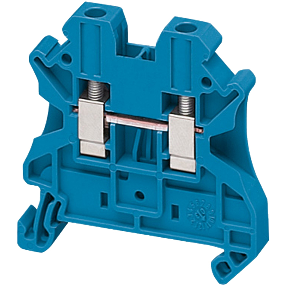 ZACISK ŚRUBOWY, PRZEPUSTOWY, 2 PT, 4mm*5 - NSYTRV42BL - SCHNEIDER ELECTRIC