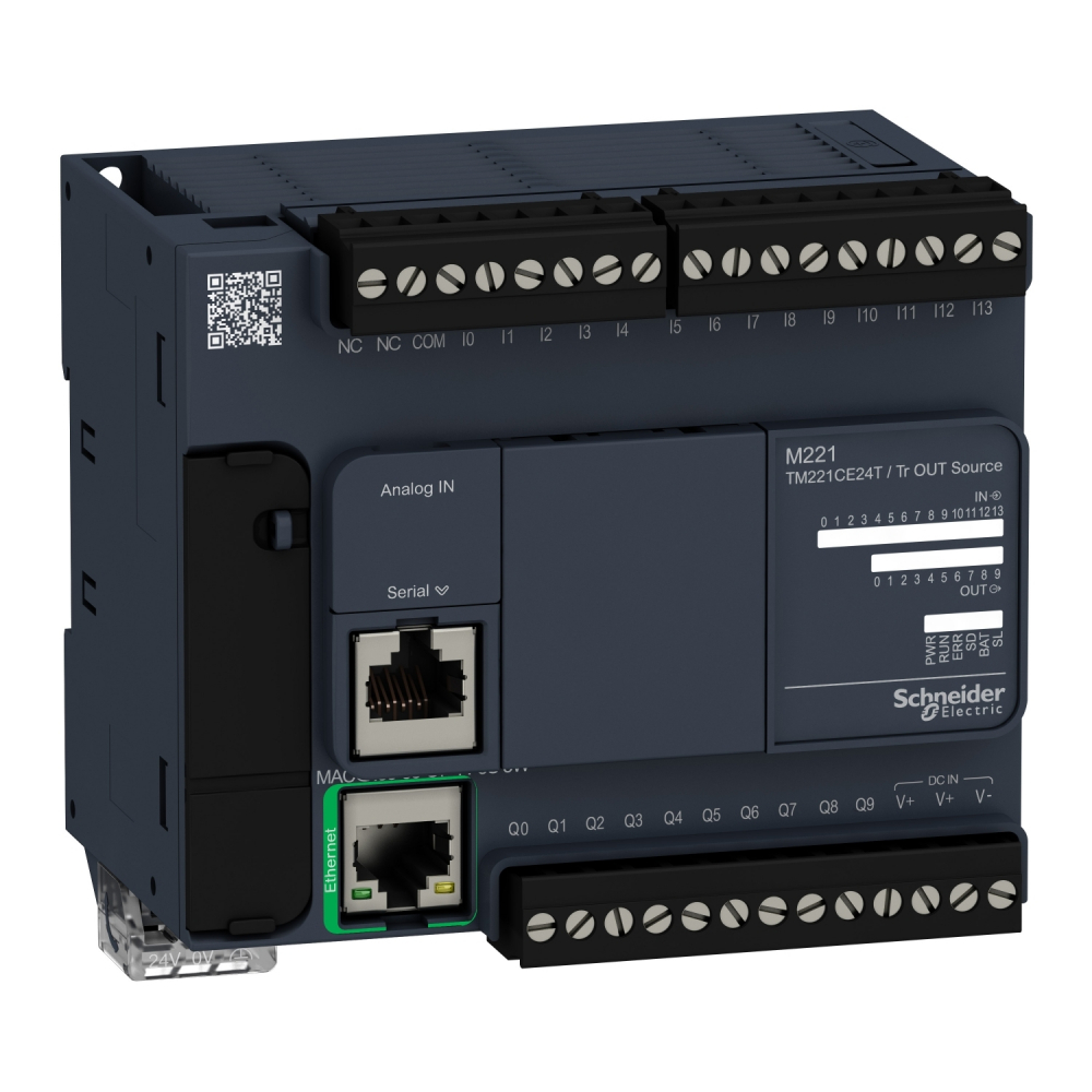 Sterownik M221-24I/O Kompakt Ethernet. - TM221CE24T - SCHNEIDER ELECTRIC