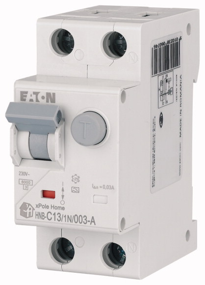Wyłącznik kombinowany 6kA typ A HNB-C13/1N/003-A. - 195138 - EATON