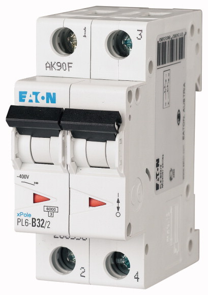 PL6-B32/2 Wyłącznik nadprądowy 6kA - 286558 - EATON