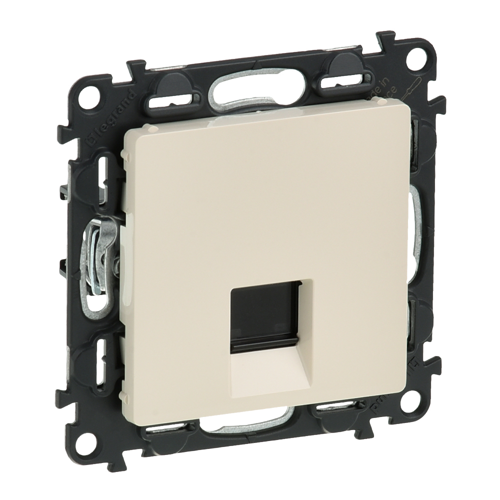 GNIAZDO 1XRJ45 KAT.5E FTP KREMOWE VALENA LIFE - 753253 - LEGRAND