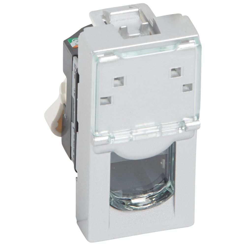 GNIAZDO 1XRJ45 KAT5E FTP ALU MOSAIC - 079452 - LEGRAND