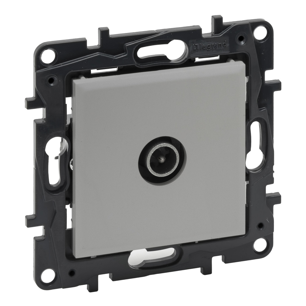 GNIAZDO TV ZAKOŃCZENIOWE 10DB ALUMINIUM NILOE STEP - 863373 - LEGRAND