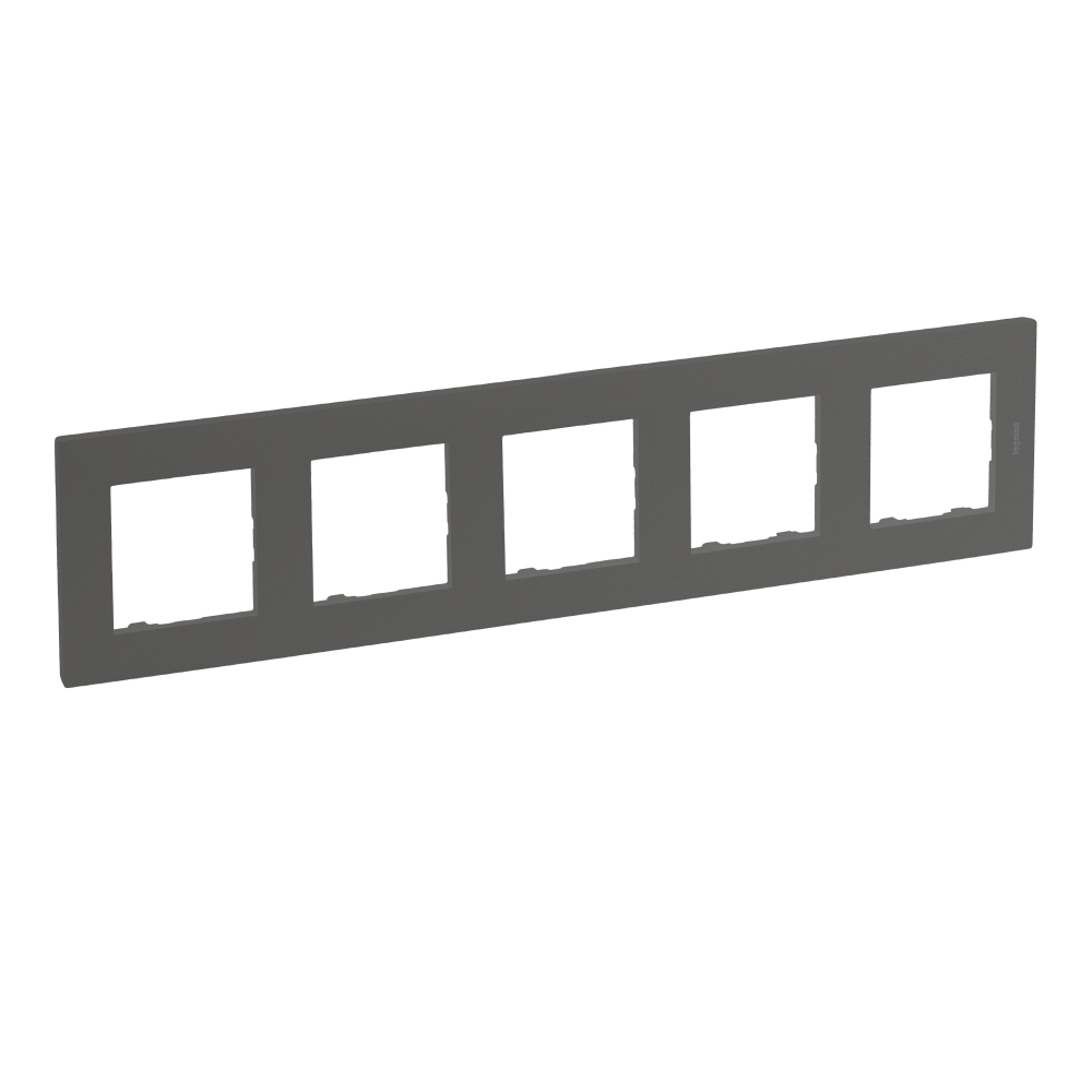 RAMKA PIĘCIOKROTNA STALOWY NILOE STEP - 863495 - LEGRAND