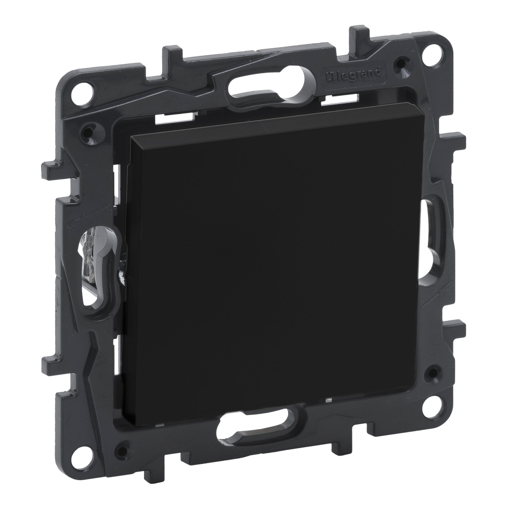 ŁĄCZNIK KRZYŻOWY ZACISKI ŚRUBOWE 10AX 250V IP20 CZARNY NILOE STEP - 863507 - LEGRAND