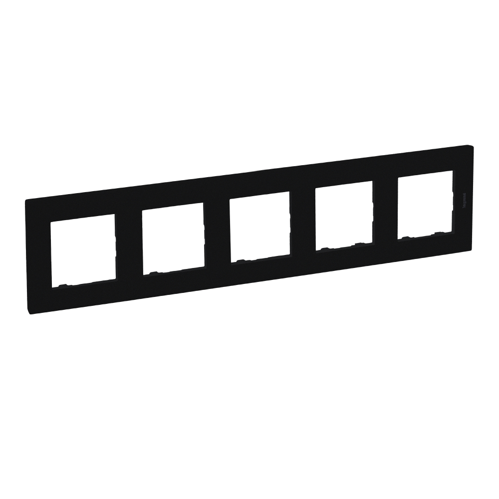 RAMKA PIĘCIOKROTNA CZARNY NILOE STEP - 863595 - LEGRAND