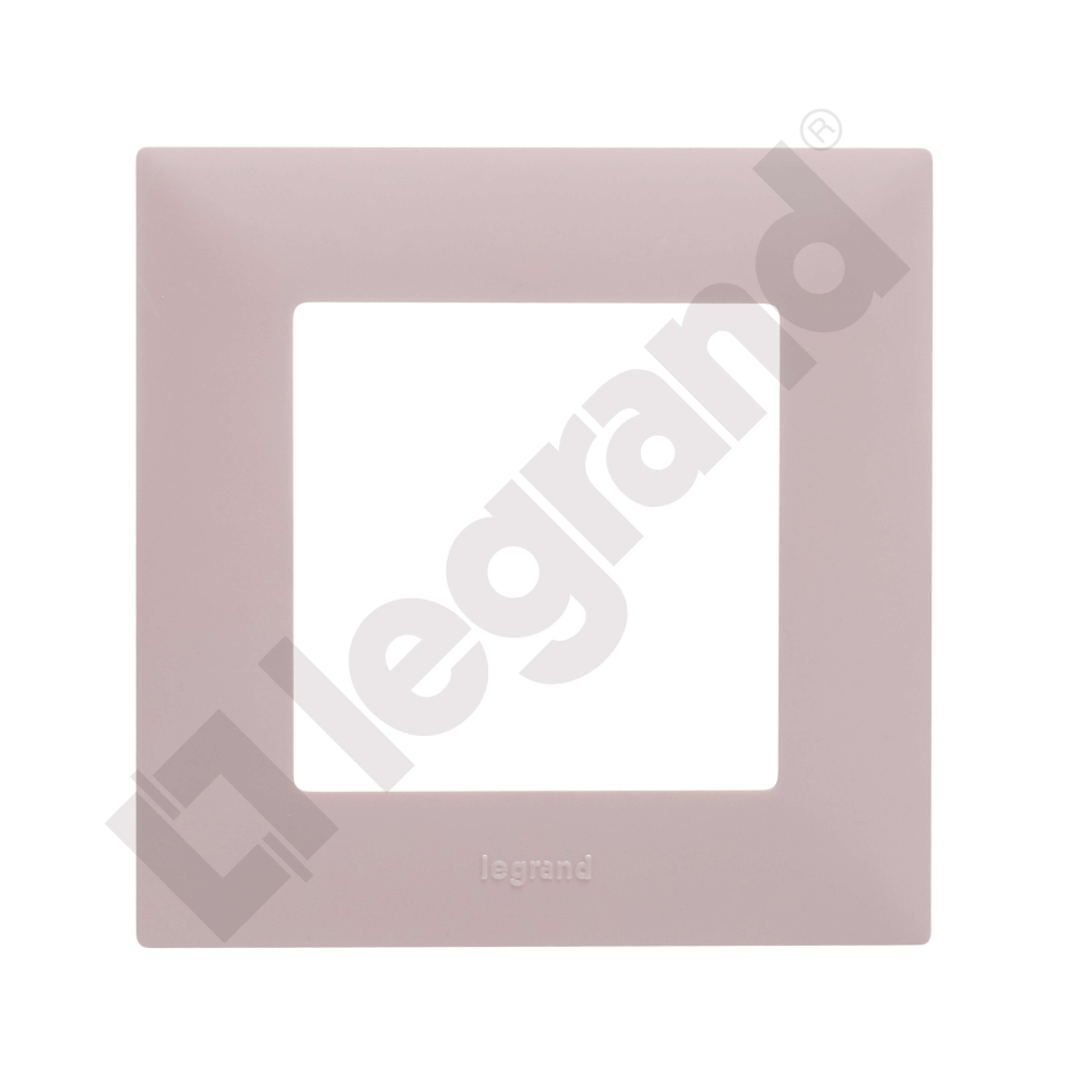 RAMKA POJEDYNCZA 1X - KOLOR PUDROWY RÓŻ NILOE STEP - 863291 - LEGRAND
