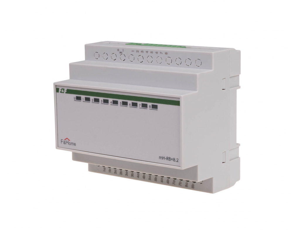 Moduł przekaźników (8 szt 8A) - mH-R8x8-2 - F&F