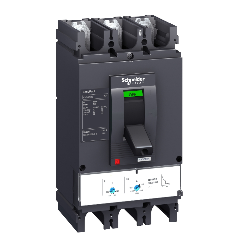 Rozłącznik Easypact CVS630NA 630A 3P. - LV563400 - SCHNEIDER ELECTRIC