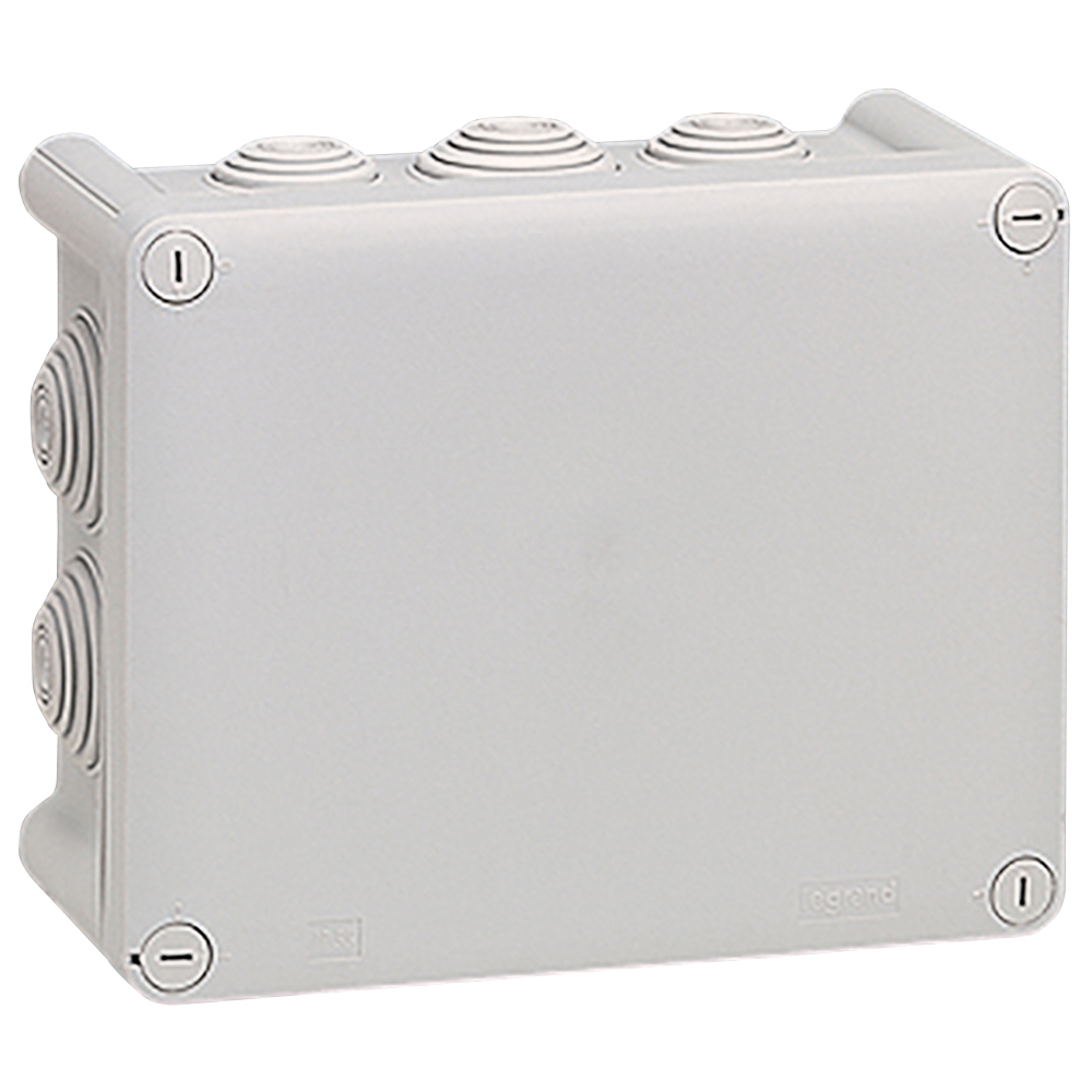 PUSZKA PROSTOKĄTNA Z PRZEPUSTAMI 155X110X74 MM PLEXO55 - 092042 - LEGRAND