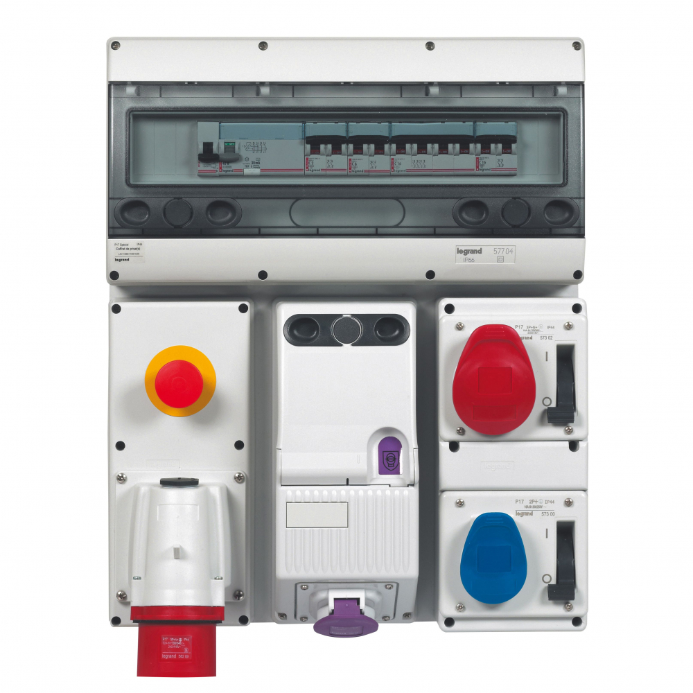 WTYCZKA ODBIORNIKOWA 32 A/400 V/3P+N+Z IP44 P17 - 058289 - LEGRAND