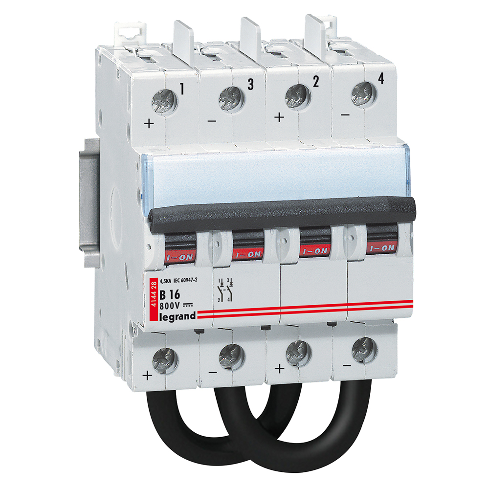 WYŁĄCZNIK NADPR. PV 2P B16 800V DC - 414428 - LEGRAND