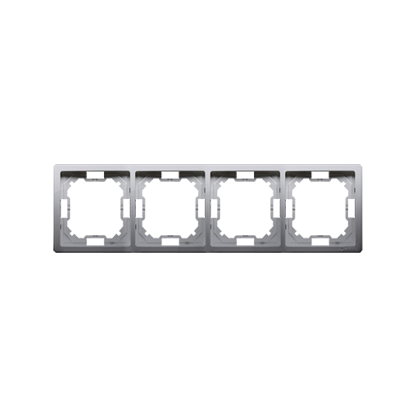 RAMKA POCZWÓRNA INOX BASIC - BMR4/21 - KONTAKT SIMON