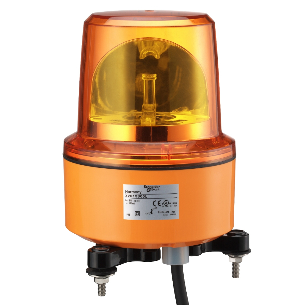 Lampka sygnalizacyjna O130 pomarańczowa LED 24V AC/DC. - XVR13B05L - SCHNEIDER ELECTRIC
