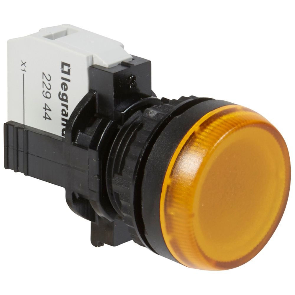 LAMPKA KPL. ŻÓŁTA LED 230VAC - 023794 - LEGRAND