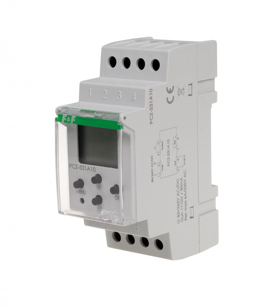 Zegar sterujący programowalny z wyjściem analogowym 0÷10 V. - PCZ-531A10 - F&F