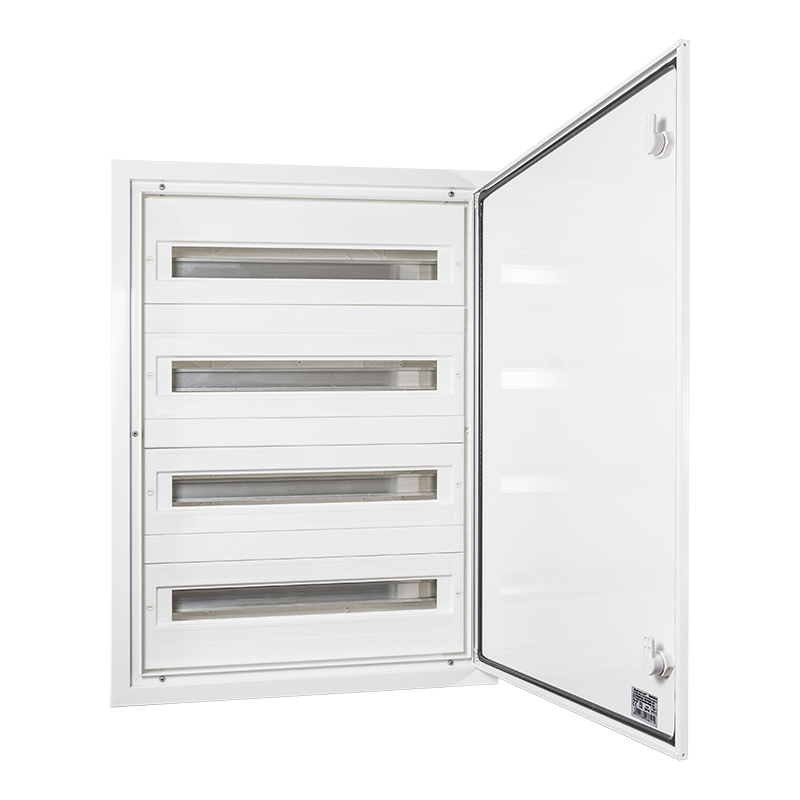 ROZDZIELNIA MODUŁOWA METAL PODTYNK 96 MODUŁÓW 4X24 IP54 QUITELINE - 9.424 - ZAKŁAD PRODUKCYJNO - HANDLOWY "ELEKTRO-PLAST" SPÓŁKA Z OGRANICZONĄ ODPOWIEDZIALNOŚCIĄ